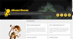 Desktop Screenshot of jmonkeyengine.org