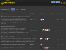 Tablet Screenshot of hub.jmonkeyengine.org